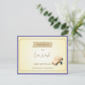 'Car Wash' Grappige Cadeau Bon Briefkaart (Staand voorkant)