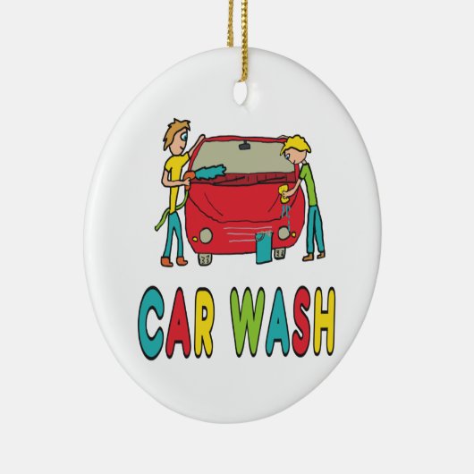 Car Wash Keramisch Ornament (Rechts)