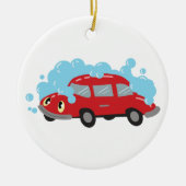 Car Wash Keramisch Ornament (Voorkant)
