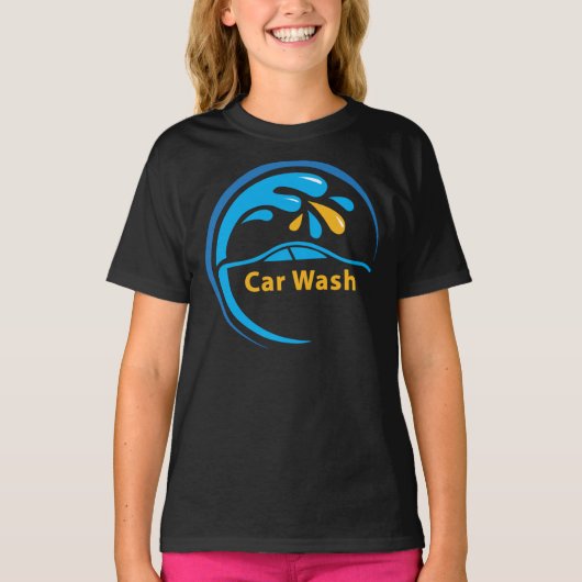 Car wash logo Classic T-Shirt (Voorkant)