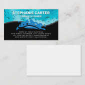 Car Wash Logo | waterkralen Visitekaartje (Voorkant / Achterkant)