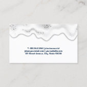 Car Wash Logo | zeepschuim | Automatische services Visitekaartje (Achterkant)