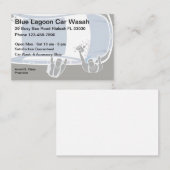Car Wash Modern Design Visitekaartje (Voorkant / Achterkant)