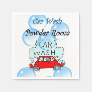 Car Wash Powder Room Paper Napels Servet