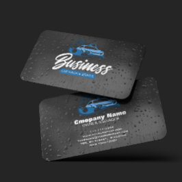 Car Wash & service Auto Detailing Water Drop Visitekaartje