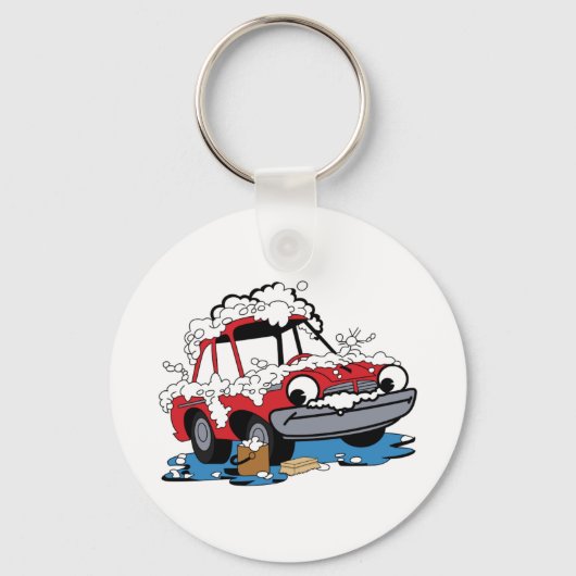 Car Wash Sleutelhanger (Voorkant)