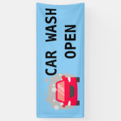 Car Wash Spandoek (Verticaal)