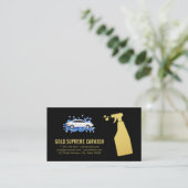 Car Wash Splash | Automatische service Visitekaartje (Staand voorkant)