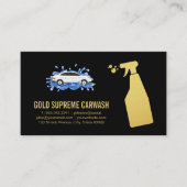 Car Wash Splash | Automatische service Visitekaartje (Voorkant)