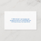 Car Wash Sportwagen Logo Visitekaartje (Achterkant)