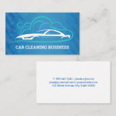 Car Wash Sportwagen Logo Visitekaartje (Voorkant / Achterkant)