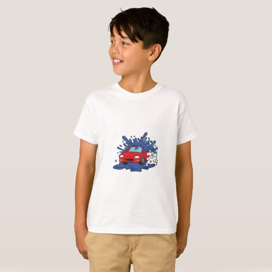 CAR WASH T-SHIRT (Voorkant volledig)