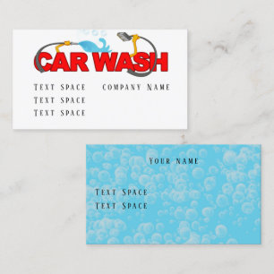 Car Wash Visitekaartje
