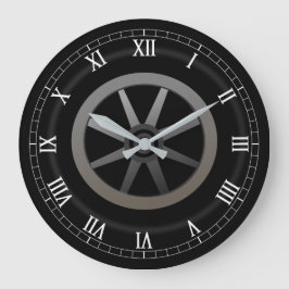 Car Wheel Auto Themed Design Grote Klok