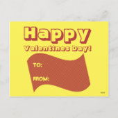 Car Word Play School Kinder Valentijnsdag Feestdagenkaart (Achterkant)