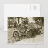 Car Wreck Marine City MI Juli 1930 -  Briefkaart (Voorkant / Achterkant)