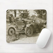 Car Wreck Marine City MI Juli 1930 -  Muismat (Met muis)