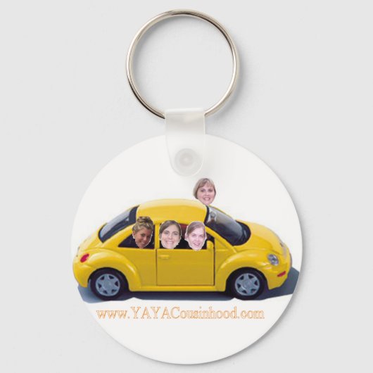 Car YaYaCousinhood Sleutelhanger (Voorkant)