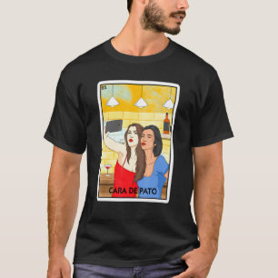 Cara De Pato Duck Face Selfie Girls Mexicaanse kaa T-shirt