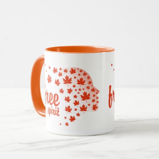 Cara del espíritu libre, otoño mok (Voorkant links)