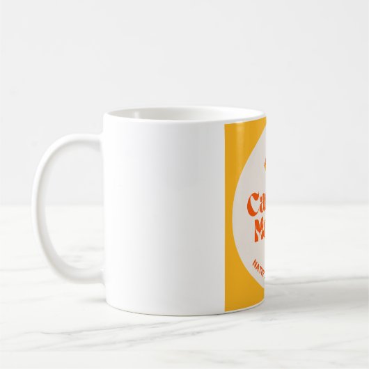 Cara & Manos Natural Cosmetics Orange L Mug, 11 oz Koffiemok (Links)
