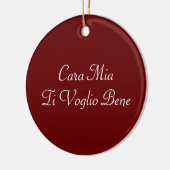 Cara Mia Ti Voglio Bene Italy Ornament (Links)