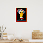 Cara Pils bier en Poster 16 x 20 (Keuken)