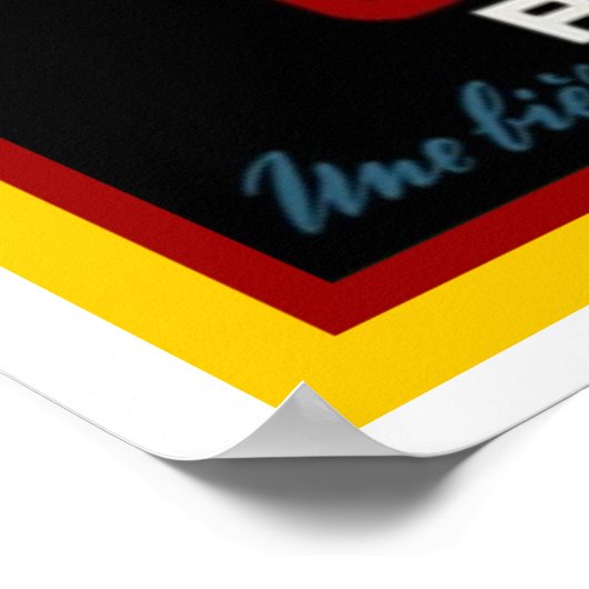 Cara Pils  bier en Poster 16 x 20 (Hoek)