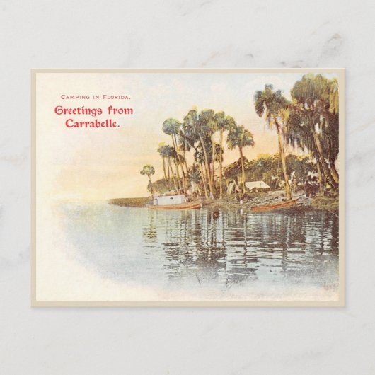 Carabelle,  groeten van Florida Briefkaart (Voorkant)