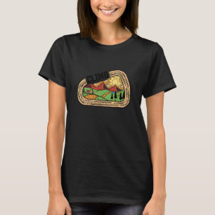 Carabiner Graphic Climming Bouldering-klimmer Moun T-shirt