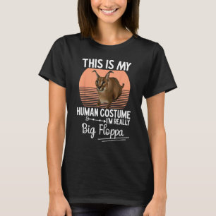 Caracal Cat Meme menselijke kostuum Ik ben echt gr T-shirt
