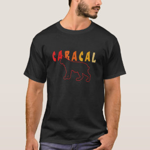 Caracal Dier Caracal Kat Lynx Wilde Kat Schaduw T-shirt