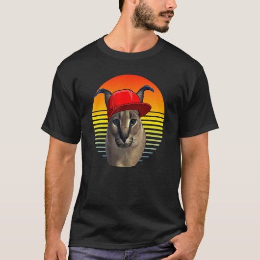 caracal meme kat t-shirt (Voorkant)