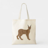 Caracale Canvas tas (Achterkant)