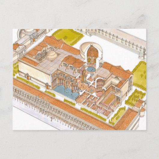 Caracalla baths Rome Briefkaart (Voorkant)