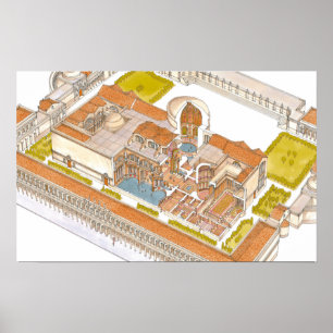Caracalla baths Rome Poster