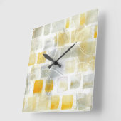 Caracalla I Abstract afdrukken | Sue Schlabach Vierkante Klok (Hoek)