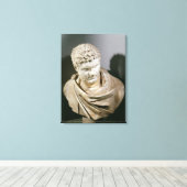 Caracalla, Roman marble cuirassed, 212-217 AD Canvas Afdruk (Insitu (Houten vloer))