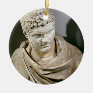 Caracalla, Roman marble cuirassed bust, 212-217 AD Keramisch Ornament