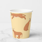 Caracals  papieren bekers (Achterkant)