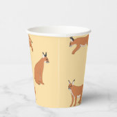 Caracals  papieren bekers (Rechts)