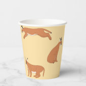 Caracals  papieren bekers (Voorkant)