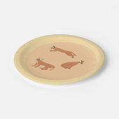 Caracals  papieren bordje (Gekanteld)