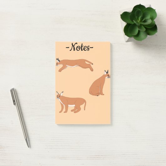 Caracals  post-it® notes (Kantoor)