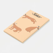 Caracals  post-it® notes (Schuin)