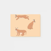 Caracals  post-it® notes (Voorkant)