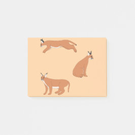 Caracals  post-it® notes