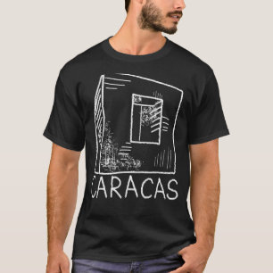 Caracas City Venezuela souvenir cadeau voor mannen T-shirt