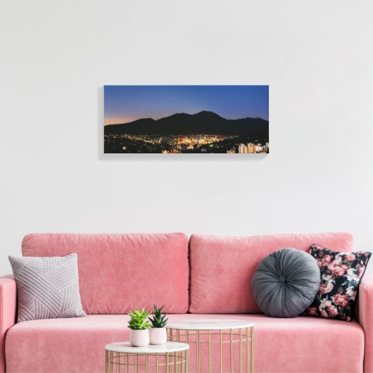 Caracas de noche canvas afdruk (Insitu (Woonkamer))