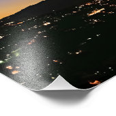 Caracas de noche foto afdruk (Hoek)